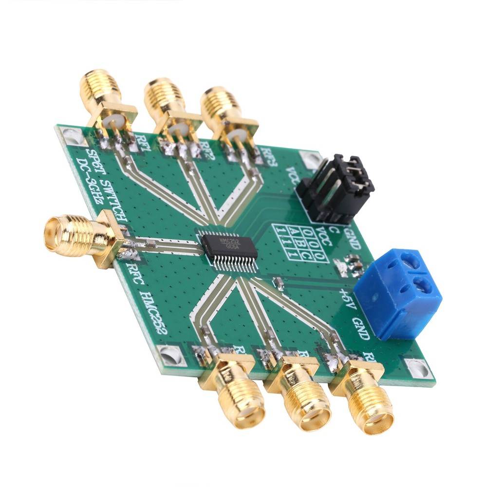HMC252 DC-3GHz Non-Reflective RF Switch Module Single-Pole 6 Throw Switch E