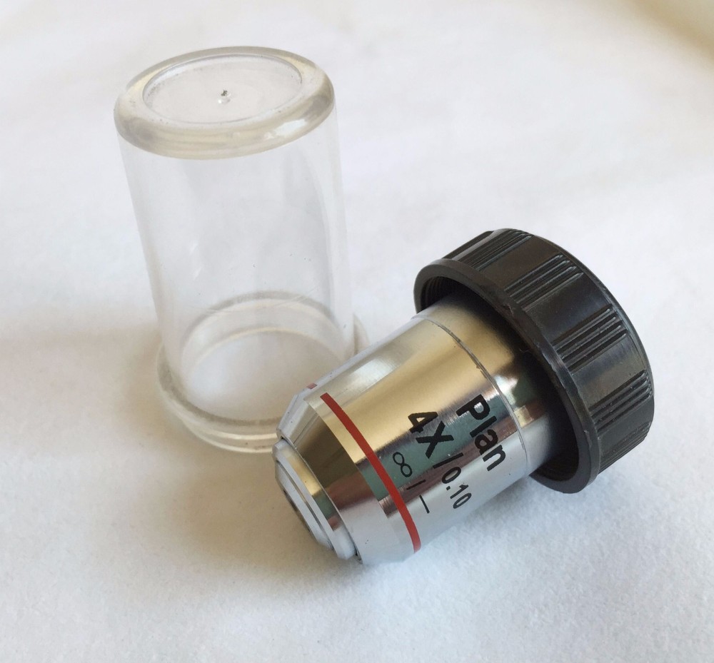 4X Infinity Plan Achromatic Microscope Objective for Olympus Zeiss Leica DM