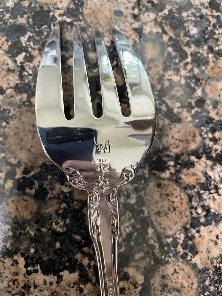 Wedgwood St Moritz Cold Meat Serving Fork 18/10 stainless flatware