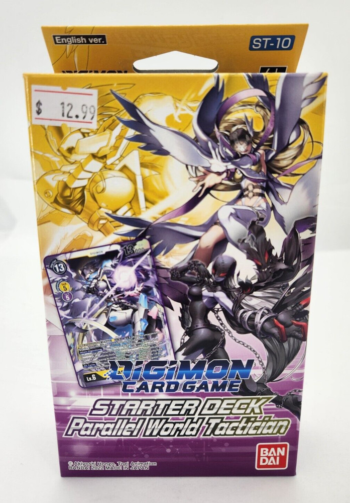 Digimon English Trading Cards - Starter Deck ST-10 - PARALLEL WORLD TACTICIAN