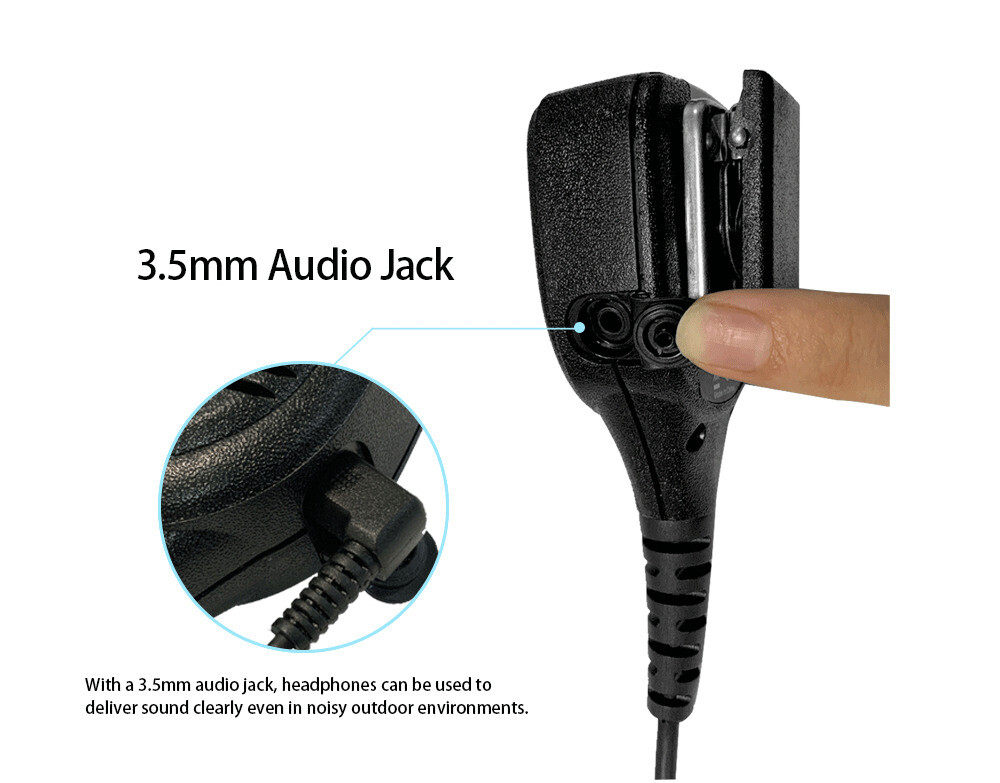 Replacement For PMMN4013 Remote Speaker Microphone Fits CP200 CP200D CLS1410