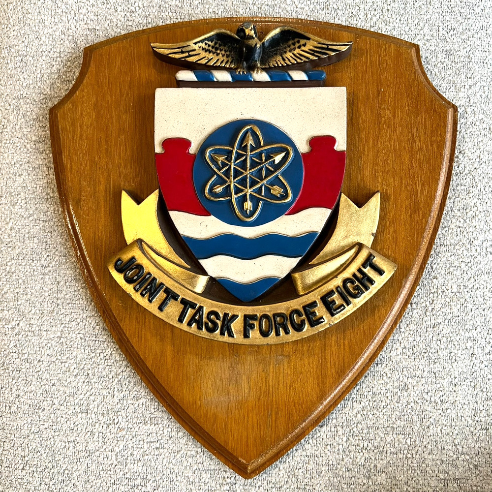 US Atomic Bomb Testing Joint Task Force 8 Wall Plaque 1962 Operation Dominic