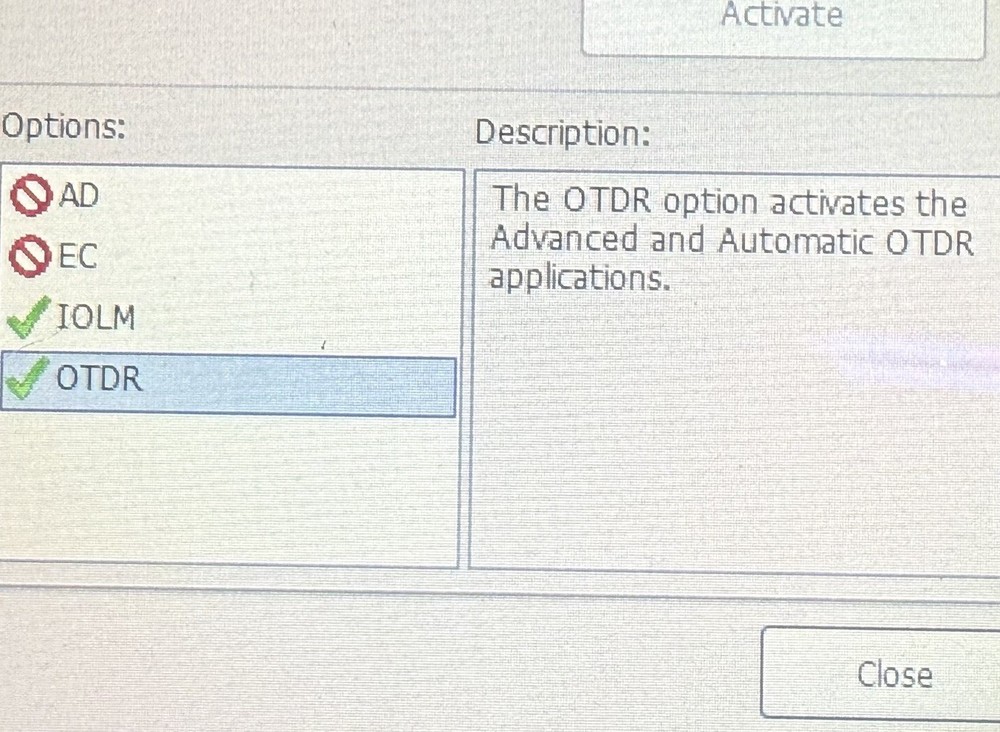Exfo FTB-1 FTB-720 OTDR IOLM Test Set