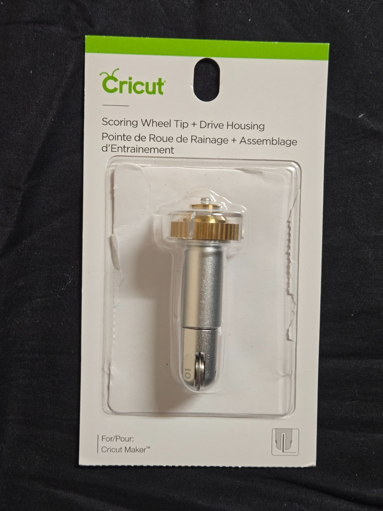Cricut Scoring Wheel Tip + Drive Housing Open Package - Unused