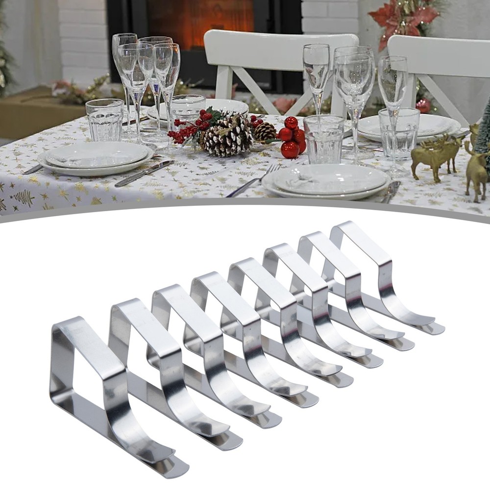 Table Cloth Clips Tablecloth Holders 6.5*3cm Adjustable Wedding Easy Operate.