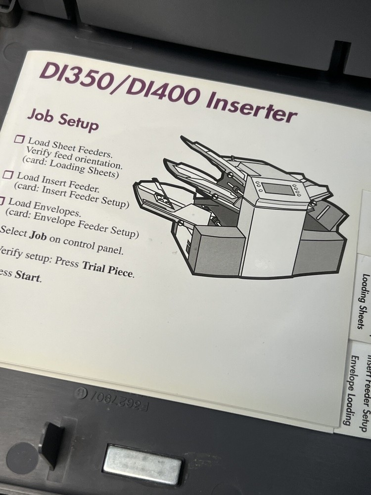 Pitney Bowes Da500 and DI350