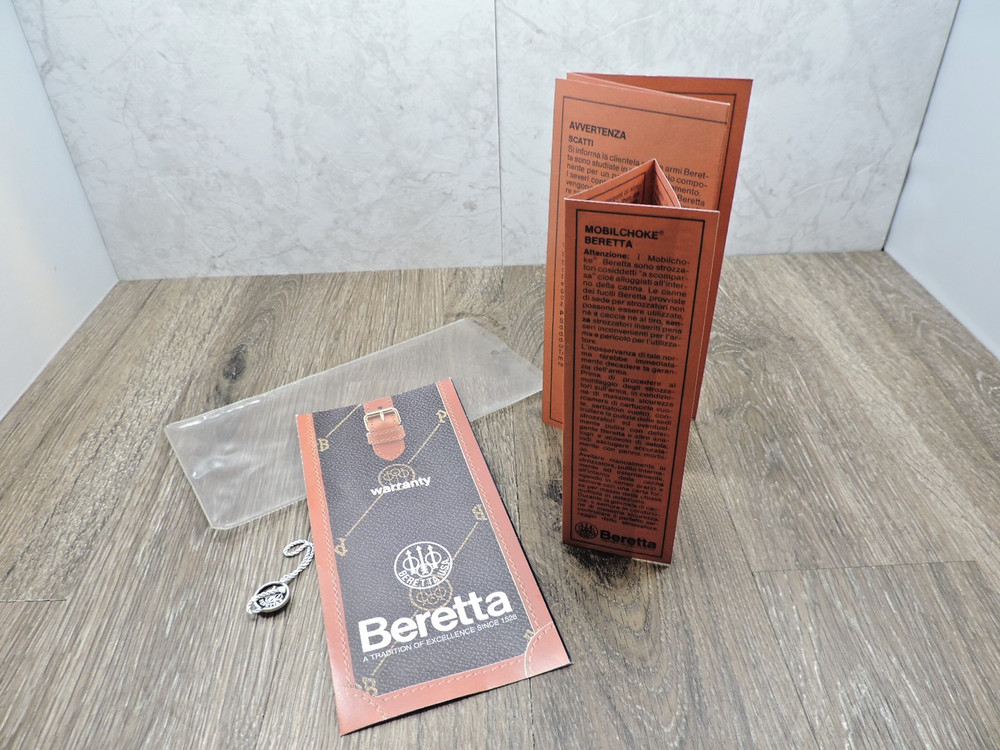 Beretta Shotgun Hang Tag w/Info