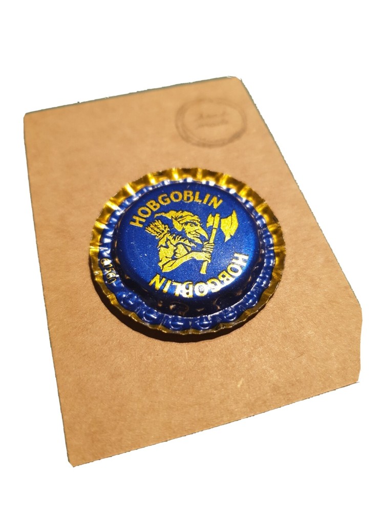 BOTTLE CAP FRIDGE MAGNET HOBGOBLIN BLUE STYLE B