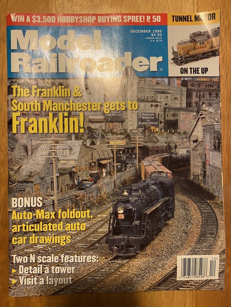 Model Railroader Magazine Trains Modeling December 1999