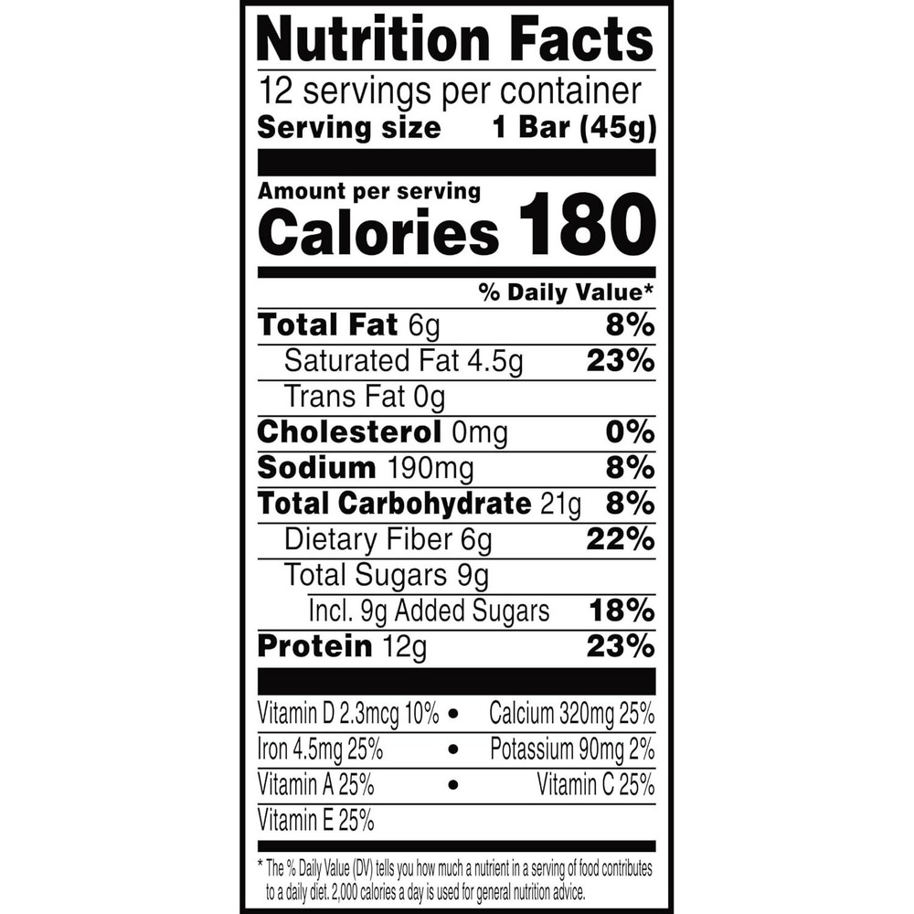 Special K Chocolate Chip Cookie Dough Protein Bars 12 Count Meal Replacement