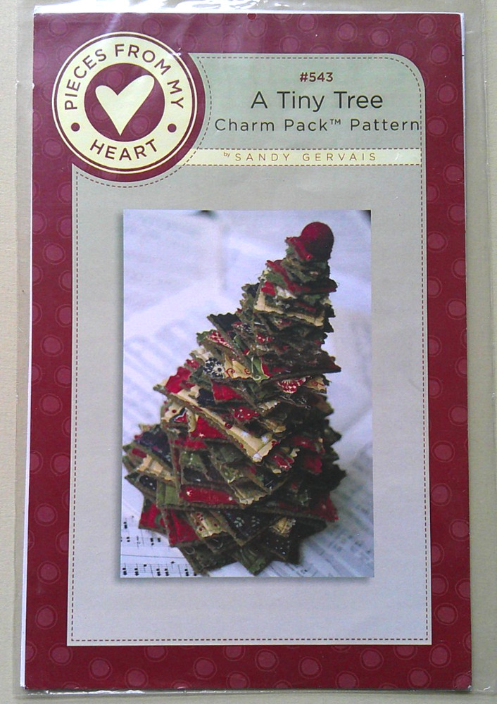 Christmas Tiny Tree charm quilt decor pattern *A20