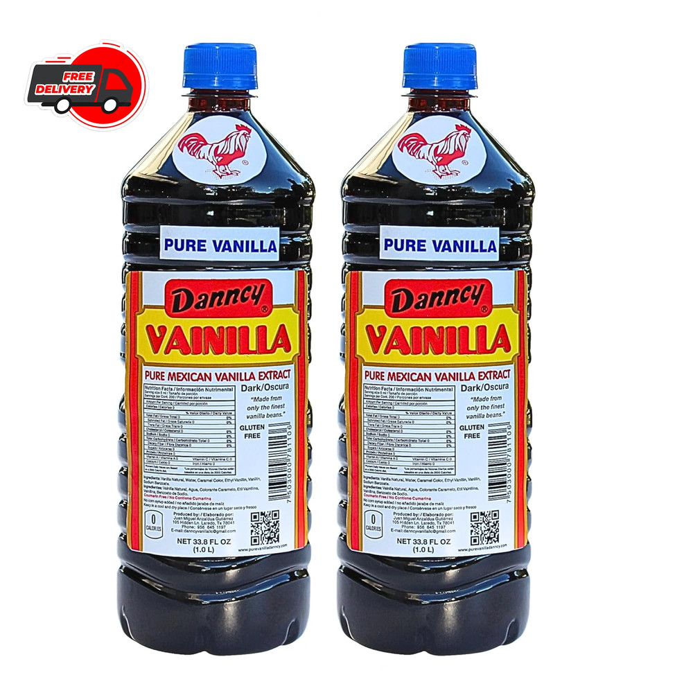 Danncy Vanilla - Dark Pure Vanilla - 33Oz - 2 Pack