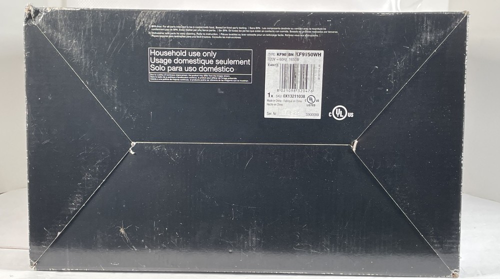 Braun KF9150 MultiServe Coffee Machine 7 Programmable Brew Sizes 24 hr timer EUC