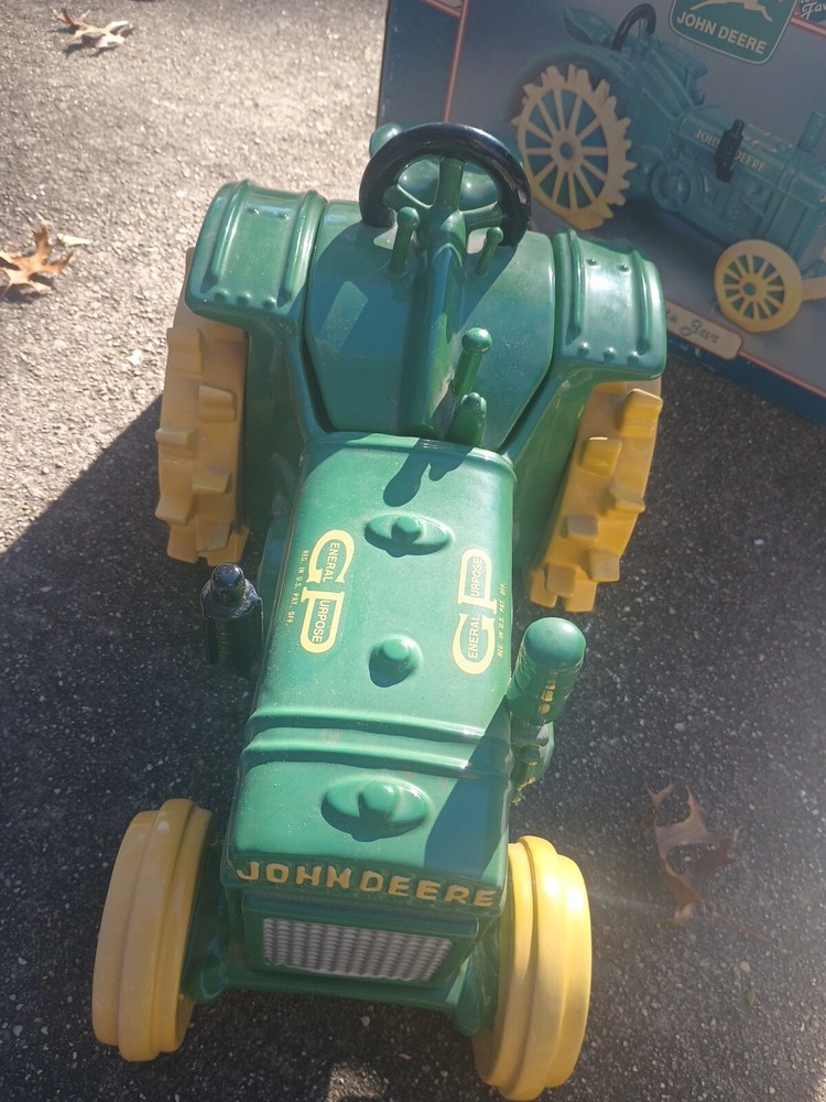 John Deere Tractor Ceramic Cookie Jar 98 Collectible Read