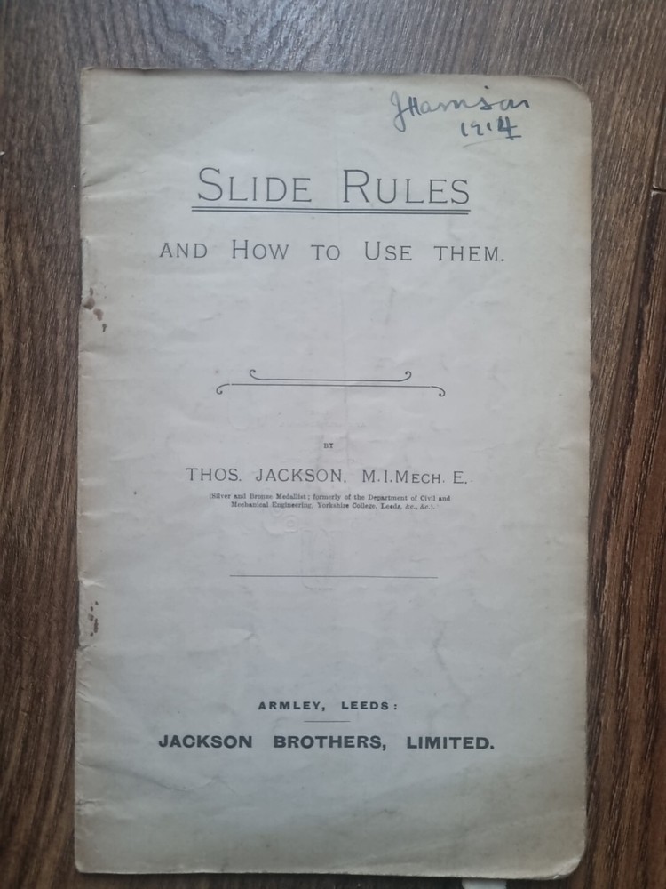 British Simplon Slide Rule & How To Use Them
