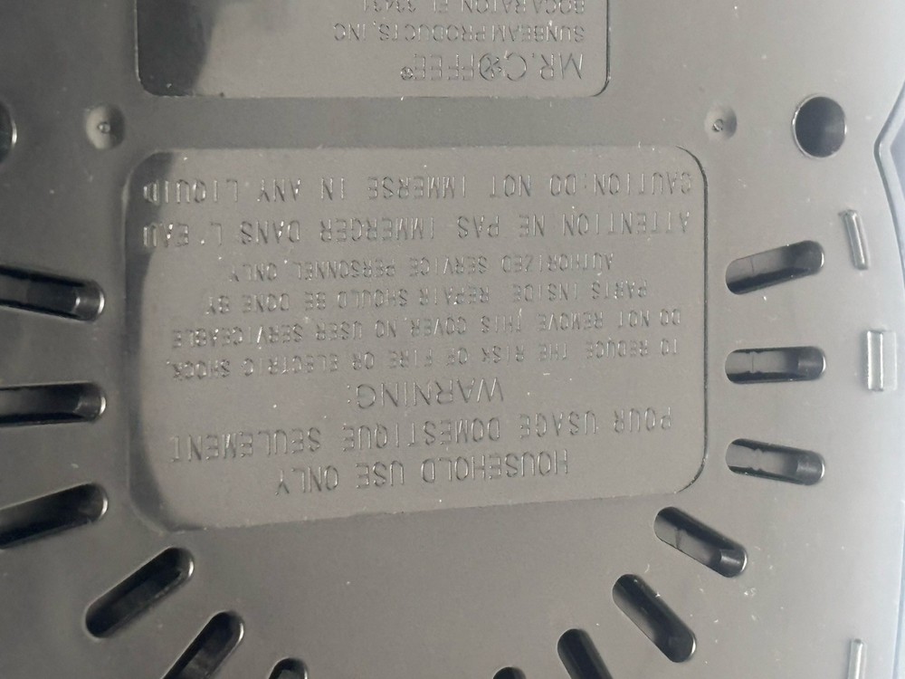 Mr Coffee Switch 4 Cup Drip Coffee Maker Brewer Model #DR5 - Black - TESTED