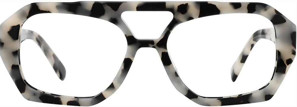 Blue Light Glasses - 98%+UV400 Filter,Acetate Preppy Rectangle Frame for Work/Ga