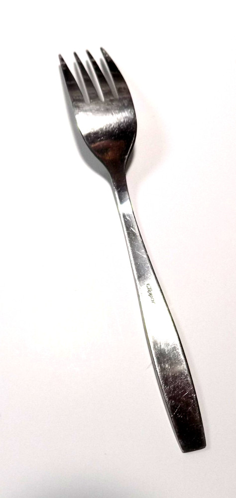 Clipper Fork Plain Stainless-Steel Vintage