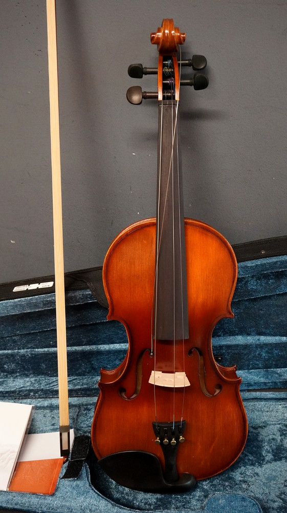 Unlabeled Violin with Case