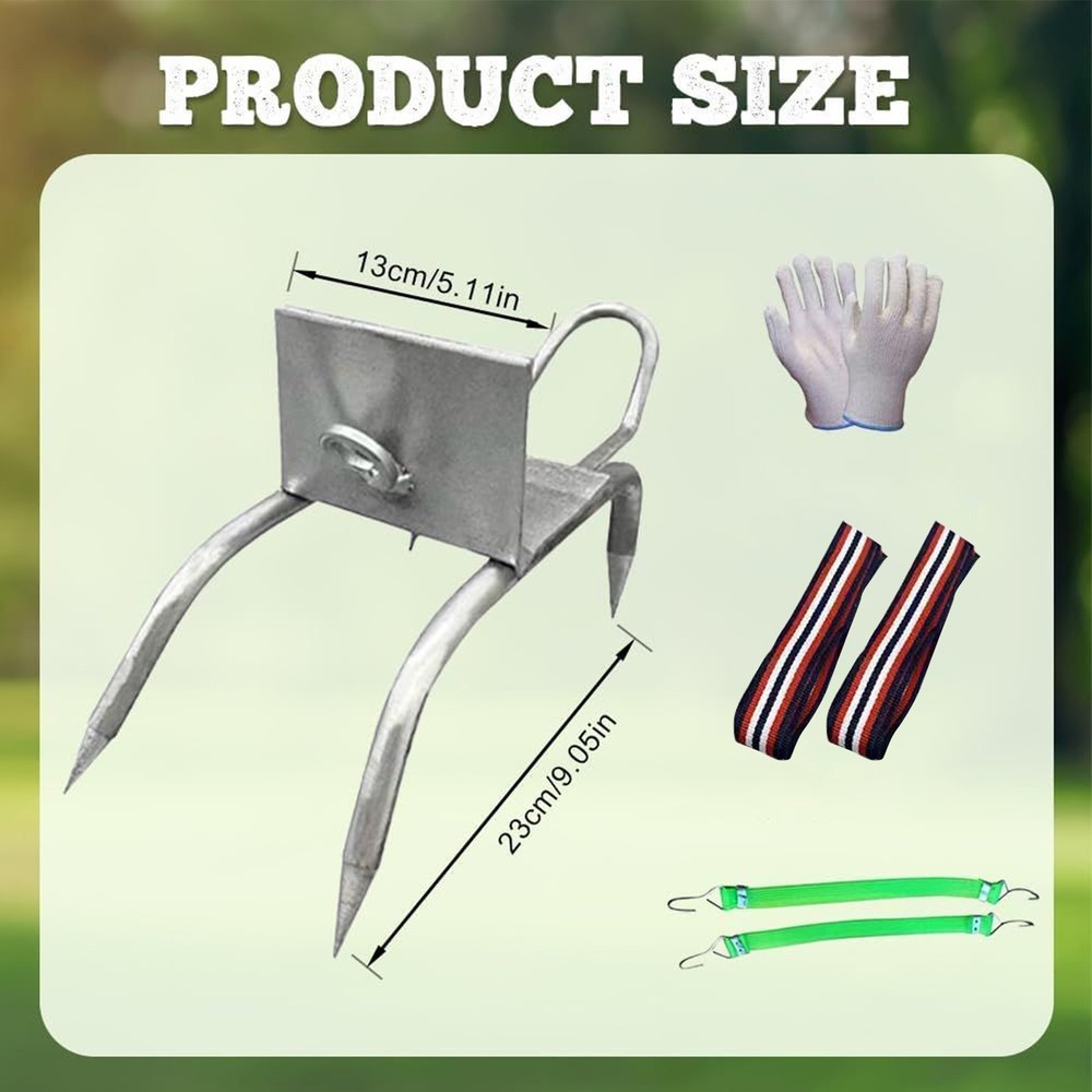 Tree Climbing Spikes For Tree Work Secure Fit Portable Gear Equipment Tree