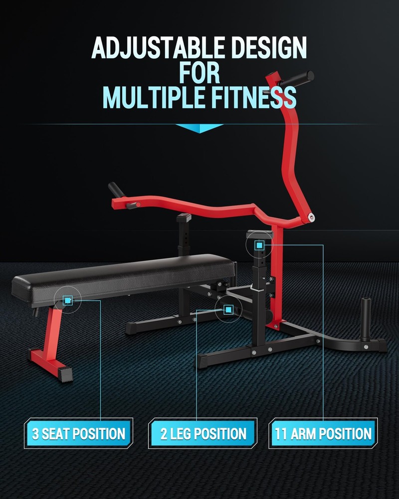 Multi-Functional Chest & Shoulder Press Machine 450LBS Bench Press Machine Gym