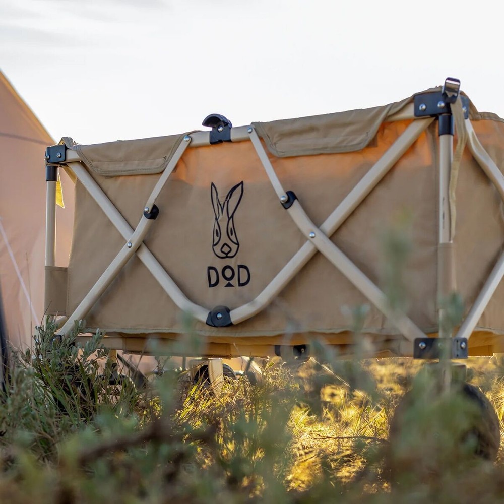 DOD Outdoors Uma Folding Wagon Tan, One Size
