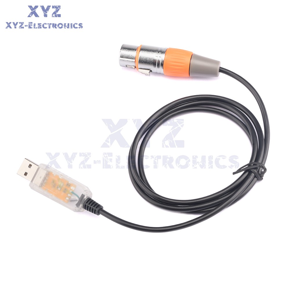 USB to DMX Interface Adapter Cable Stage Light PC DMX512 Controller Dimmer DMX