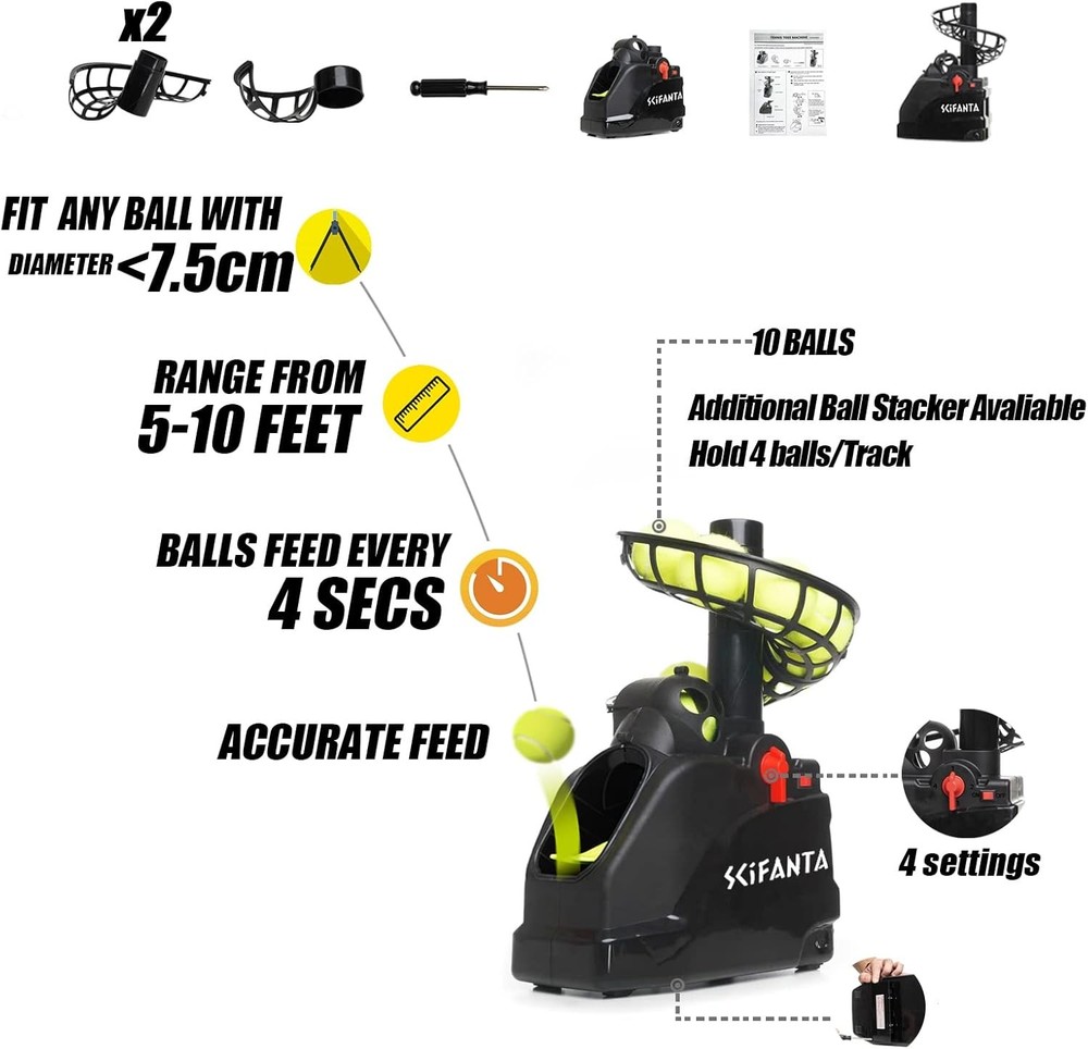 Robotic Dog Tennis Thrower