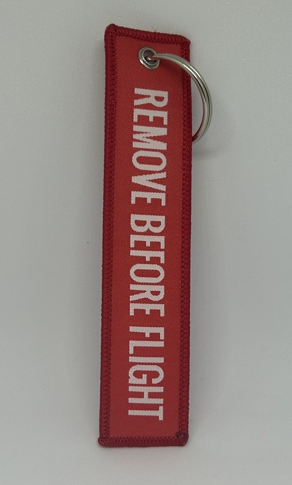 Remove Before Flight Key Ring, Stocking Stuffer, Teacher Gift, Novelty Gift