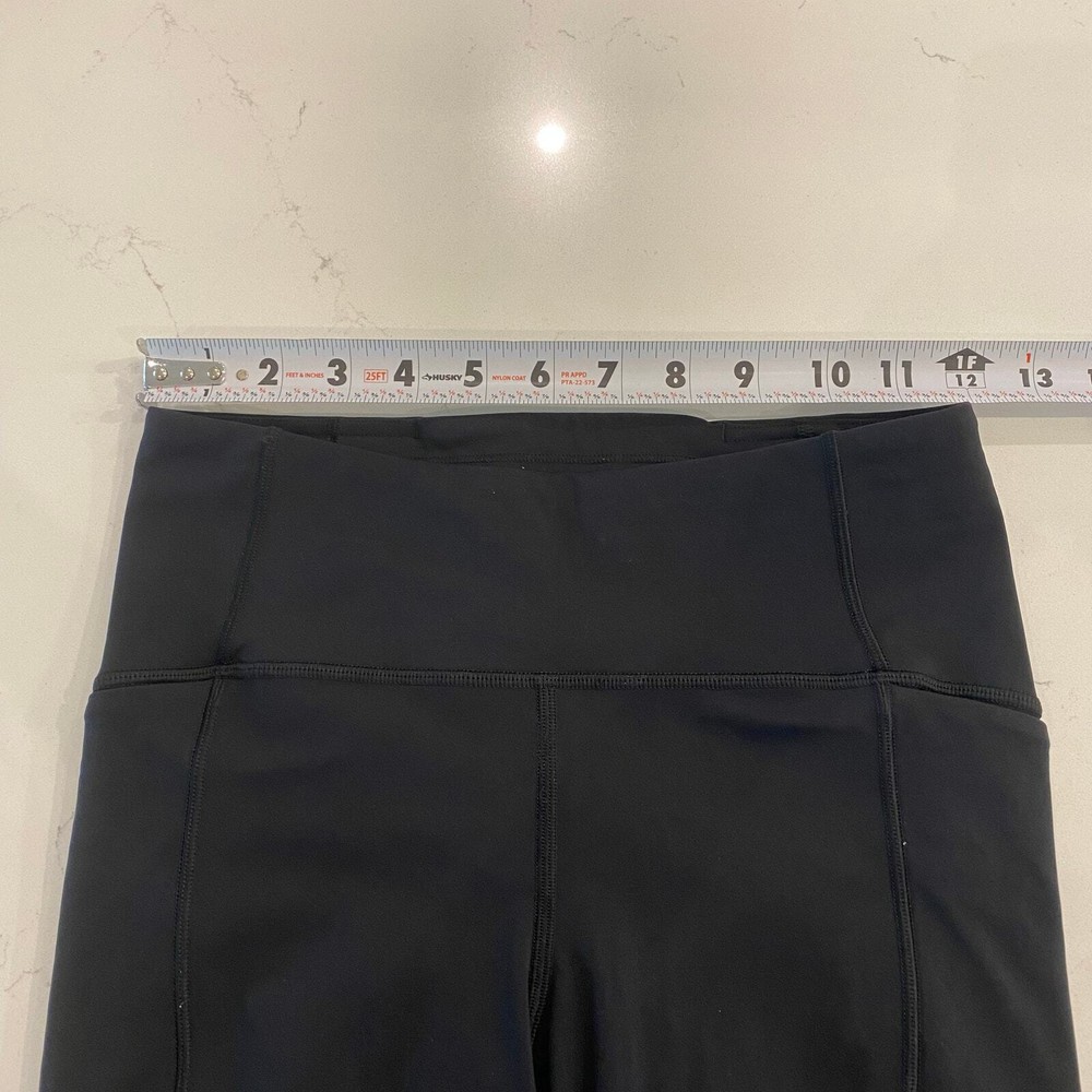 Lululemon On Pace Crop Leggings Black Size 4