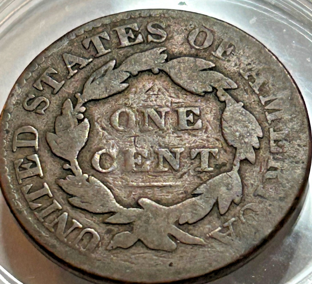 1830 Coronet Head Large Cent, Large Letters, Nice Reverse and Color! - B16-15