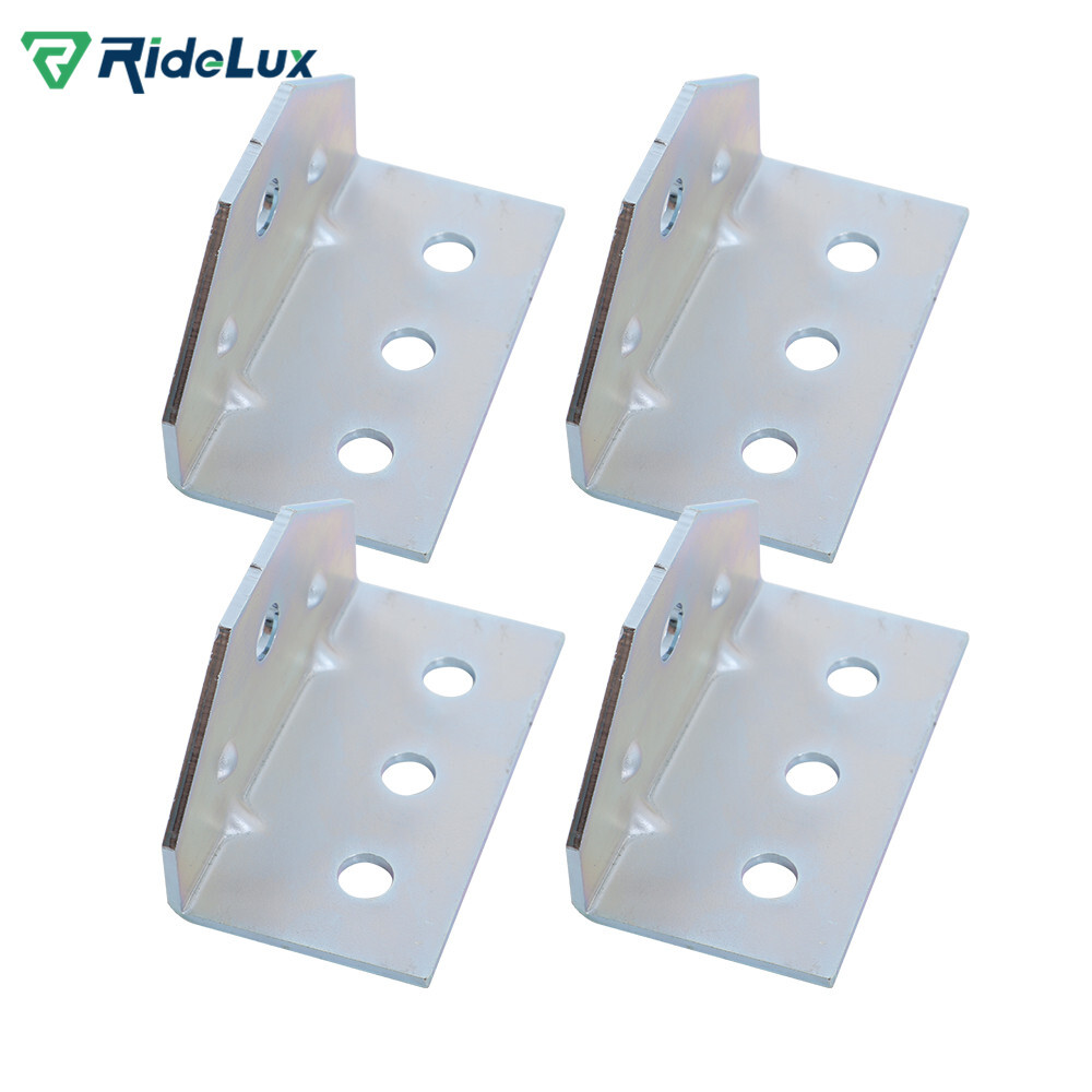 4× 8" Galvanized Swivel Top Bunk Bracket Kit W/ Hardware For Boat Trailer 2x3