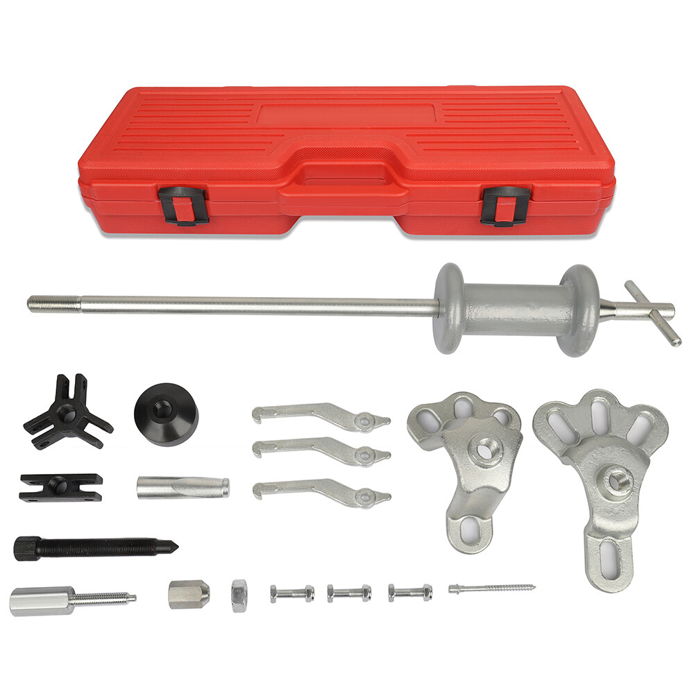Slide Hammer Dent Puller Tool Kit Wrench Adapter Axle Bearing Hub Auto Tools