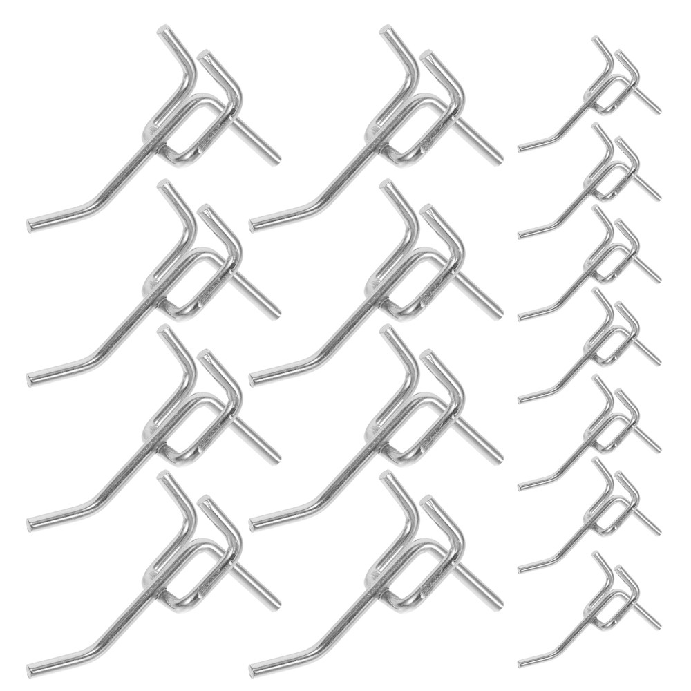 50 PCS Tool Hook Board Hooks Pegboard Garage Wall Organizer Hangers
