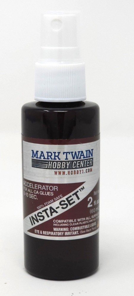 Mark Twain Hobby Insta-Set CA Accelerator 2oz