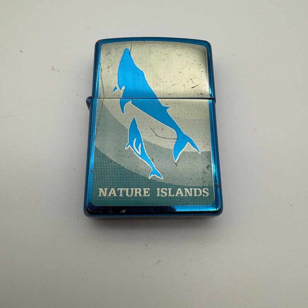 ZIPPO Dolphin Blue 1999