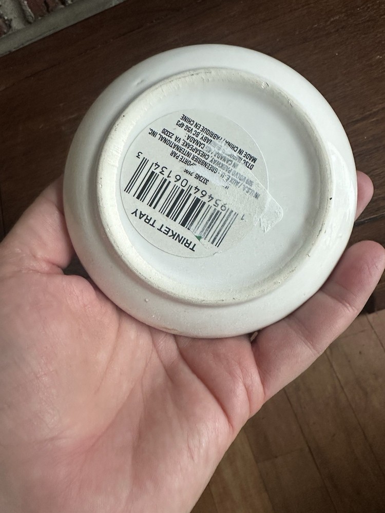 Ceramic Penguin Trinket Tray