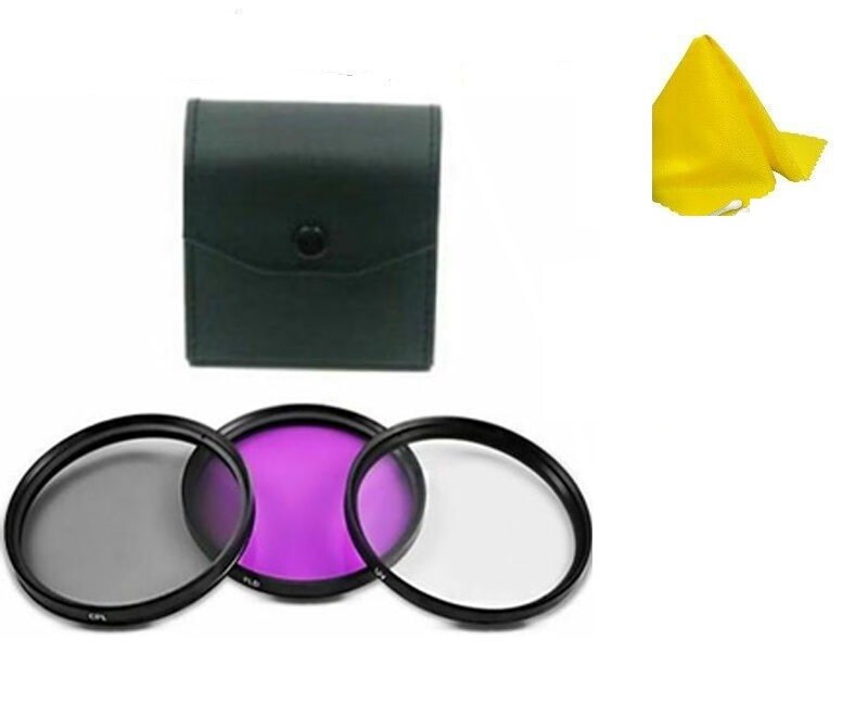 Lens Filter Accessory Kit for Canon EOS R8 with RF 24-50mm Kit