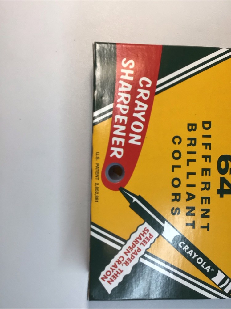 Binney & Smith Crayola 64 Pack Crayons Box Built-In Sharpener 2008
