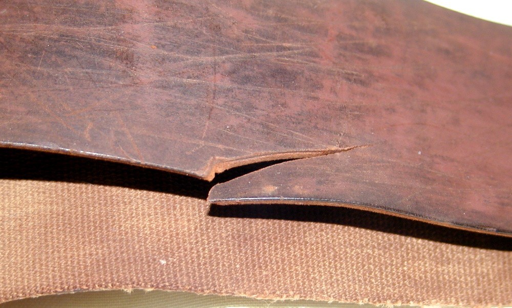 Antique Leather Razor Honing Strap Strop Barbers Razor Sharpener