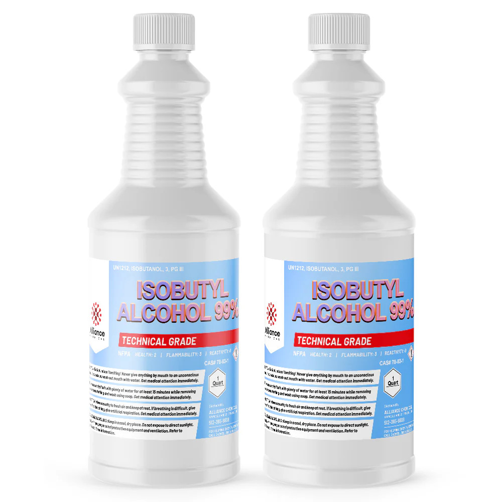 Isobutyl Alcohol 99% - 2 Quarts