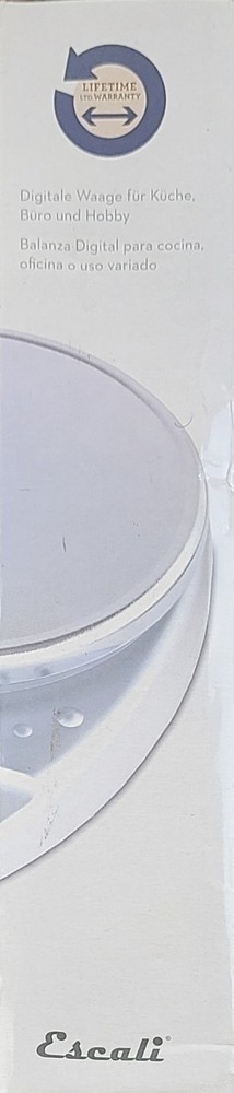 Escali Primo Digital Scale New In Box