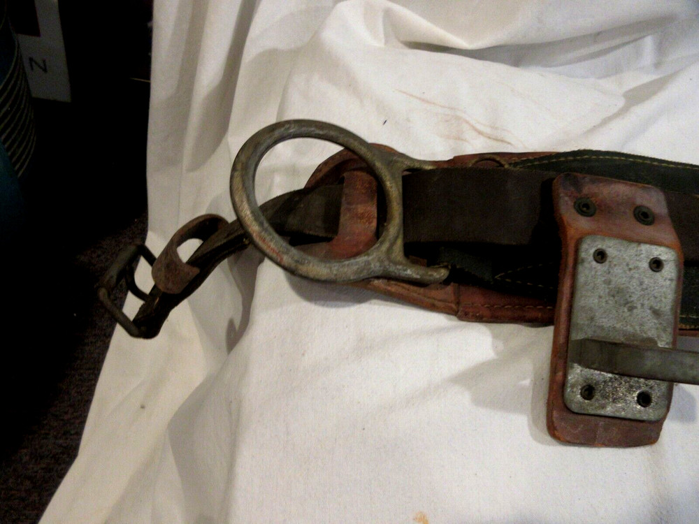 Vintage Pole Climbing Belt 41-46"
