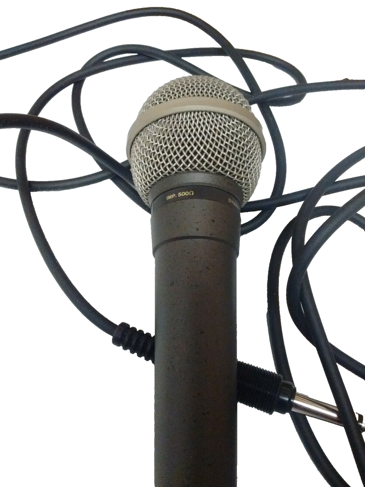 Dynamic Microphone HM-700B Imp. 500ohm 1/4" Mono