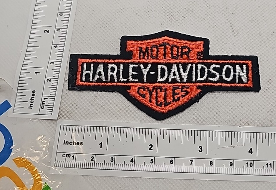 harley davidson 4" X 2" Patch Logo motorcycle biker vest patch