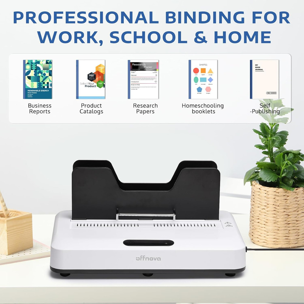 Thermal Binding Machine 500 Sheets Capacity, No Preheat, Air Cooling, Book Binde