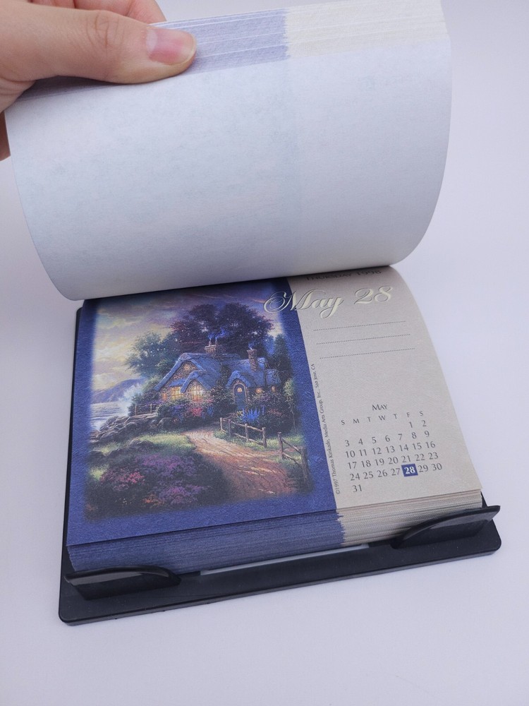Thomas Kinkade Painter Of Light 1998 Scripture Calendar