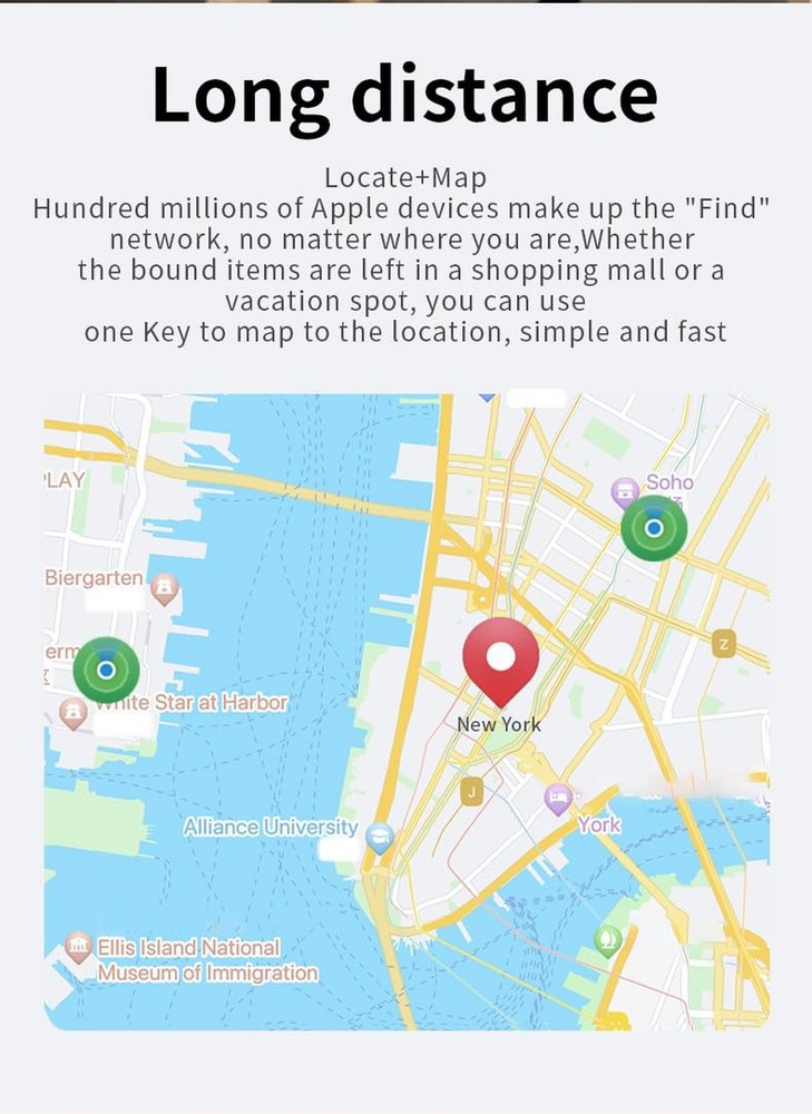 Air-Tag 1 Pack Smart Bluetooth Tracker, SmartTag Holder Works with Apple Find...