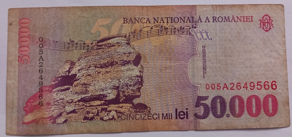 Romania , 50.000 Lei 2000