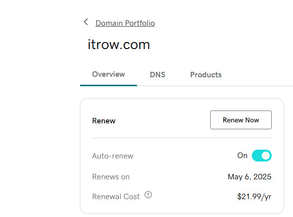 ITRow.com - Short and techy .com Domain Name For Sale